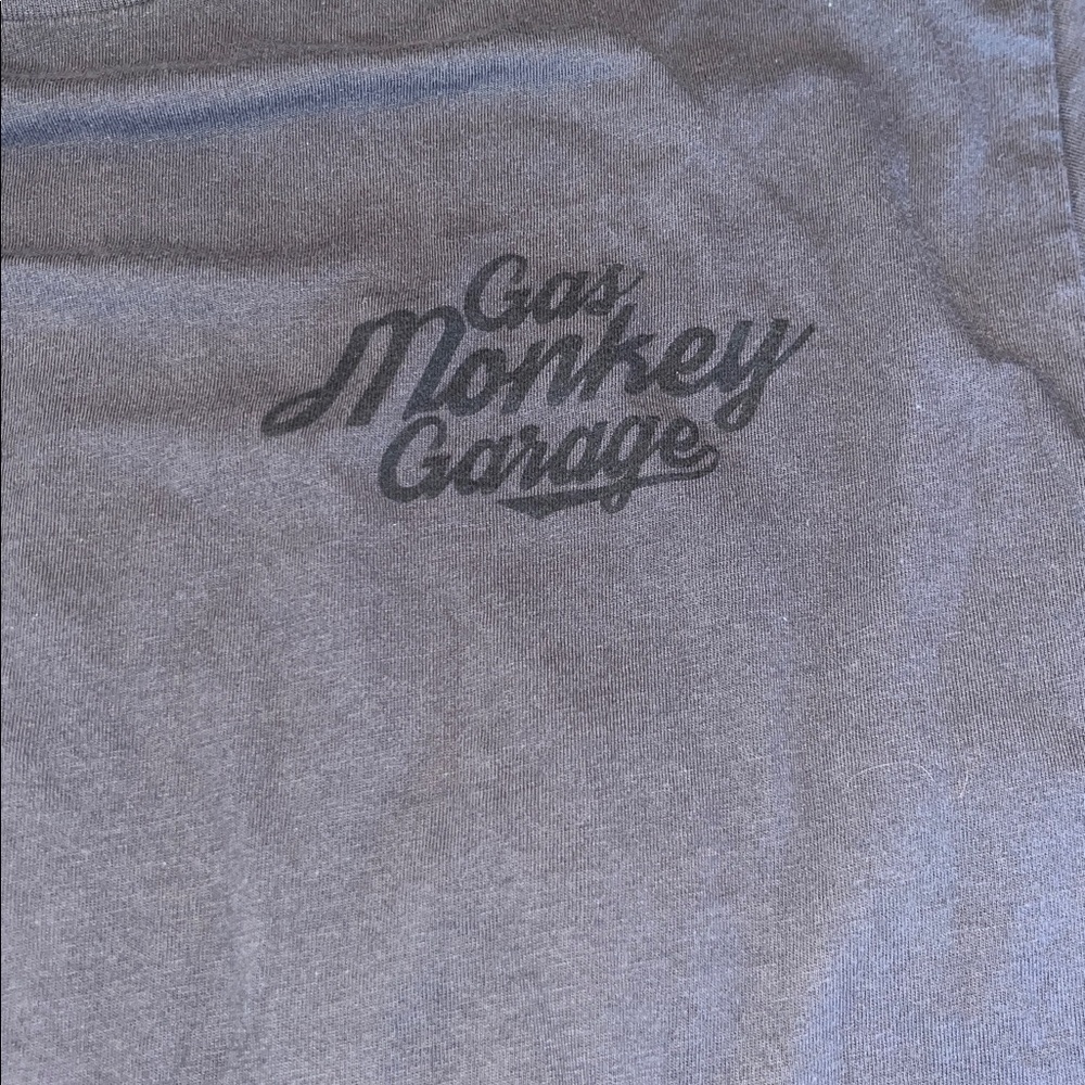 Garage Heather Gray V-Neck Tee - Picture 2 of 7